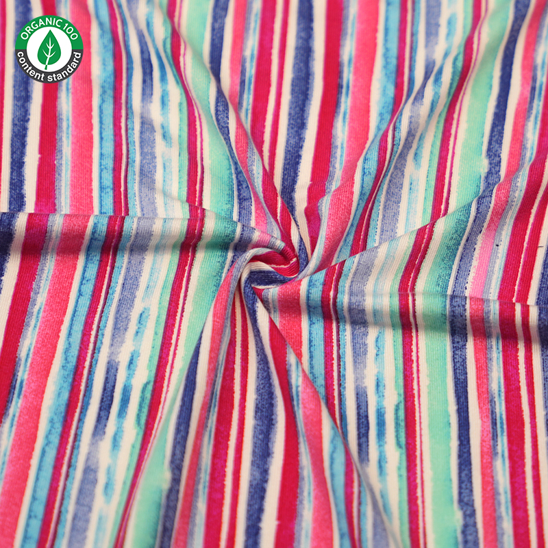 Bio -Bambus/Spandex gedrucktes Trikotgewebe