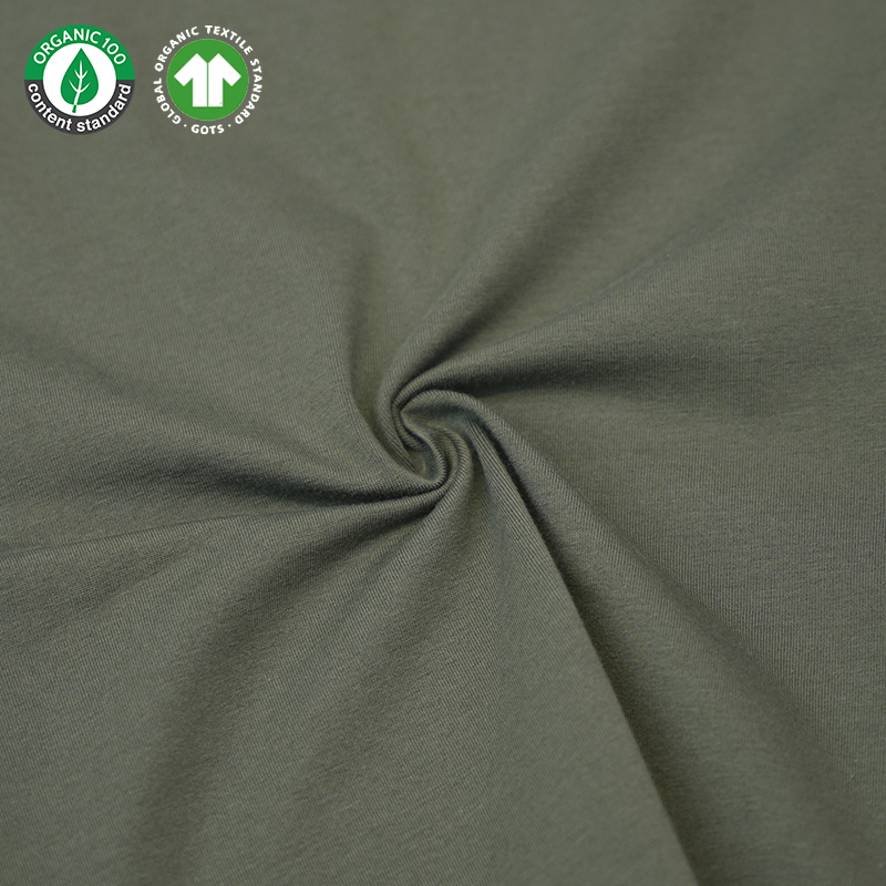 Bio -Baumwoll -Spandex -Jersey -Stoff